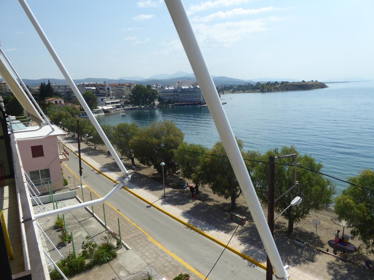 Poseidon Hotel Lefkandi Chalkidas Exterior foto